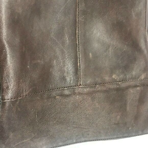 Franco Sarto Womens Daya Riding Boots Brown Leather Pointed Toe Zip 7M WC - Picture 4 of 10